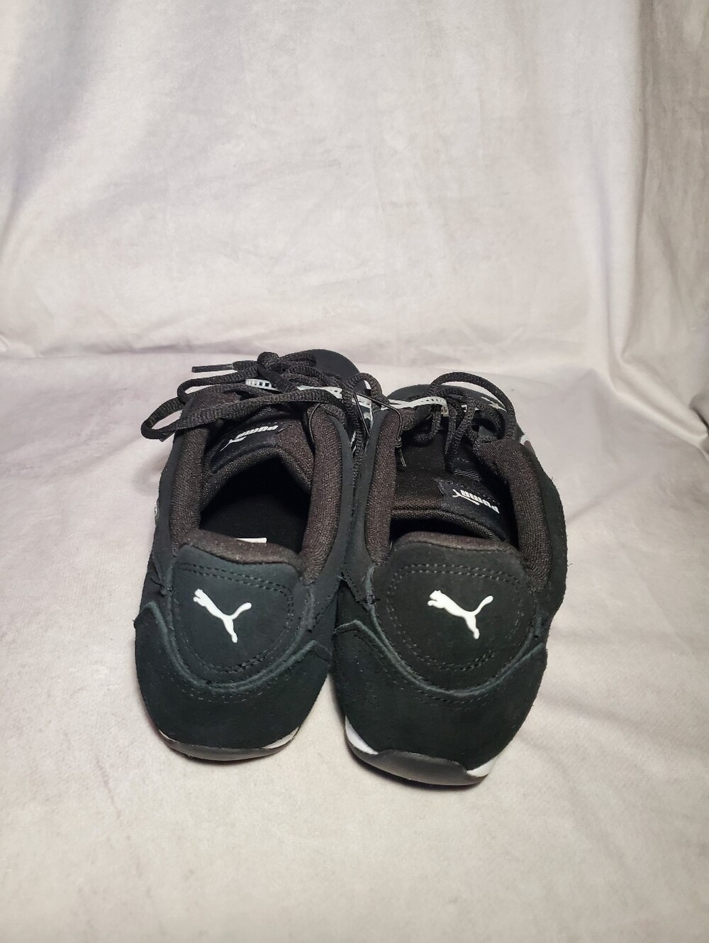 Puma Catch SD Premium Suede Sneaker Black White size 11 - Picture 3 of 8